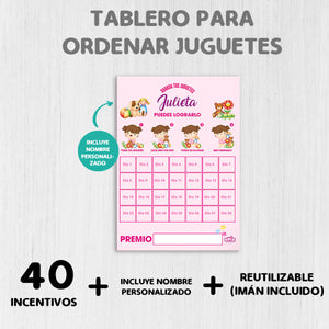 Tablero para Ordenar Juguetes