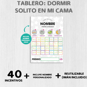 Tablero para Dormir en mi habitación