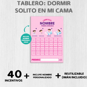 Tablero para Dormir en mi habitación