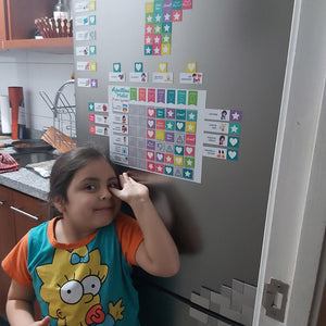 Tablero de tareas + incentivos para niños