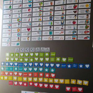 Tablero de tareas + incentivos para niños